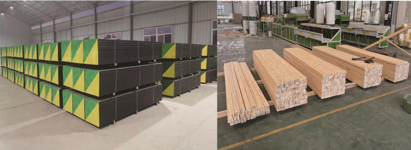 Recycled composite wood block production line